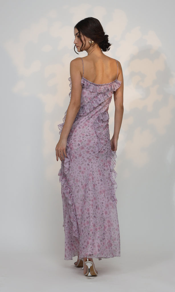 Romi Ruffled dress– party wear dress by Geisha Designs, view 4