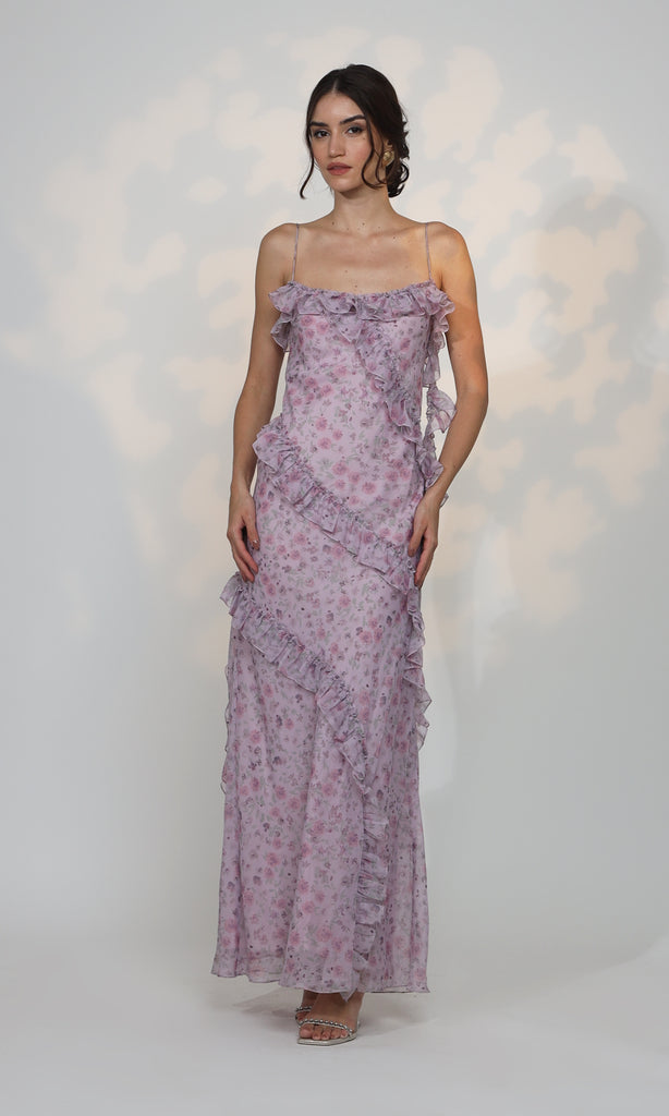 Romi Ruffled dress– party wear dress by Geisha Designs