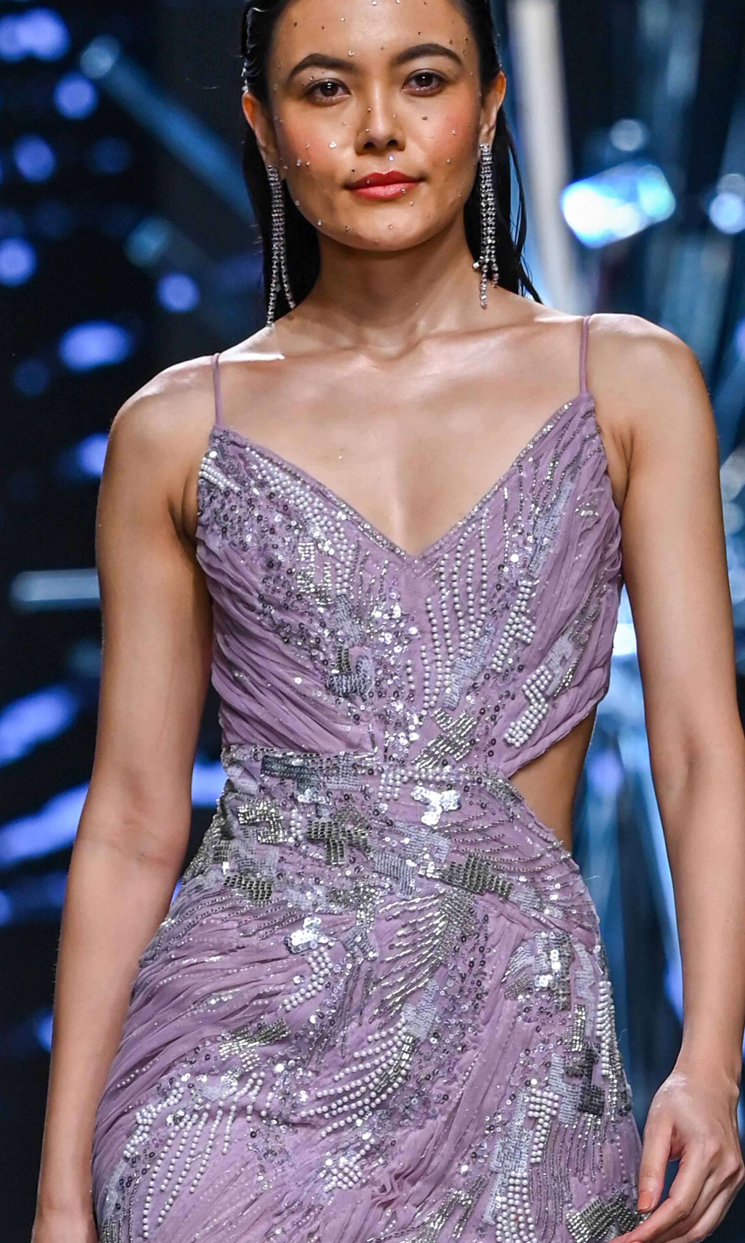 Pearls, sequins and crystals
