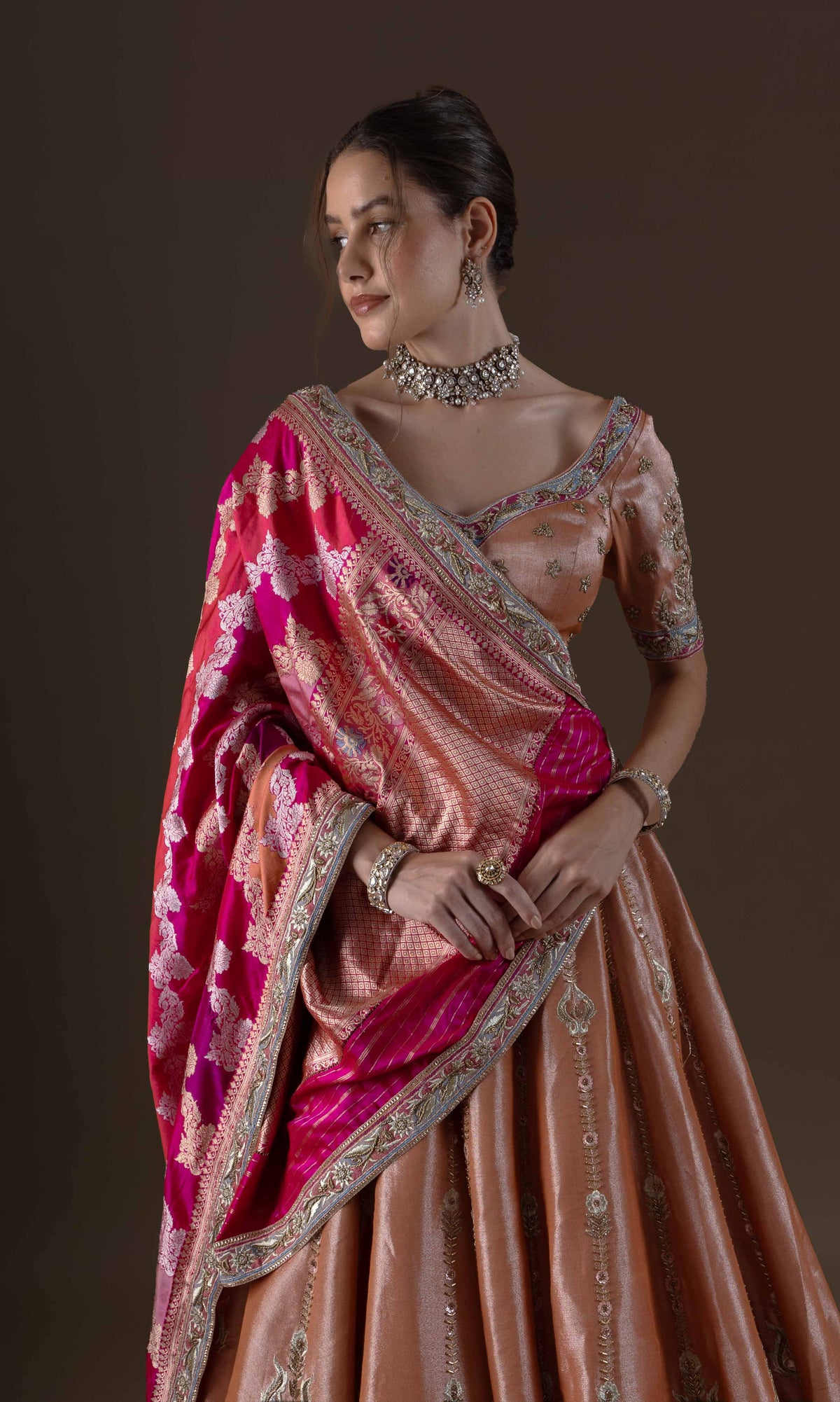 The Blush Bloom Lehenga