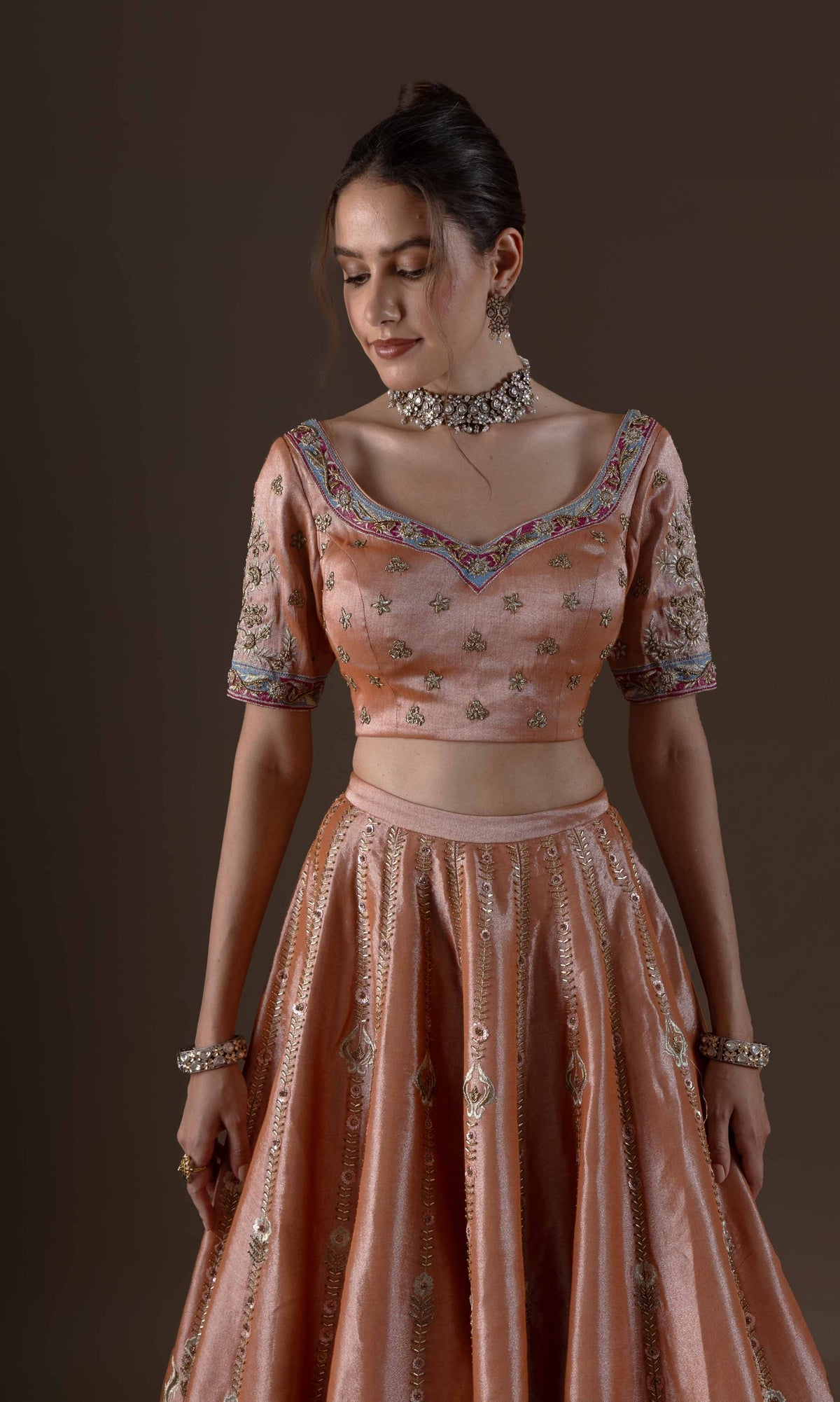 The Blush Bloom Lehenga