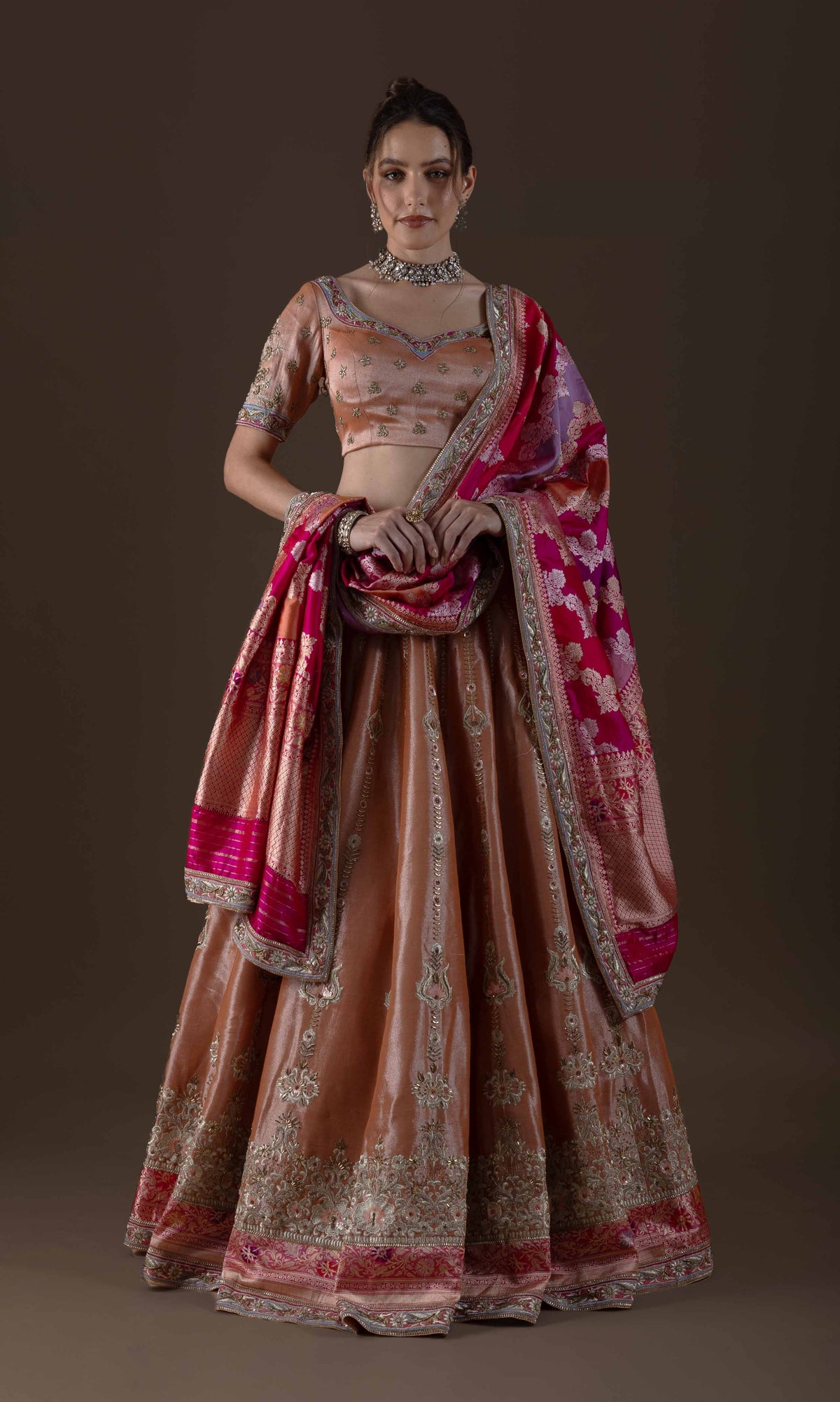 The Blush Bloom Lehenga