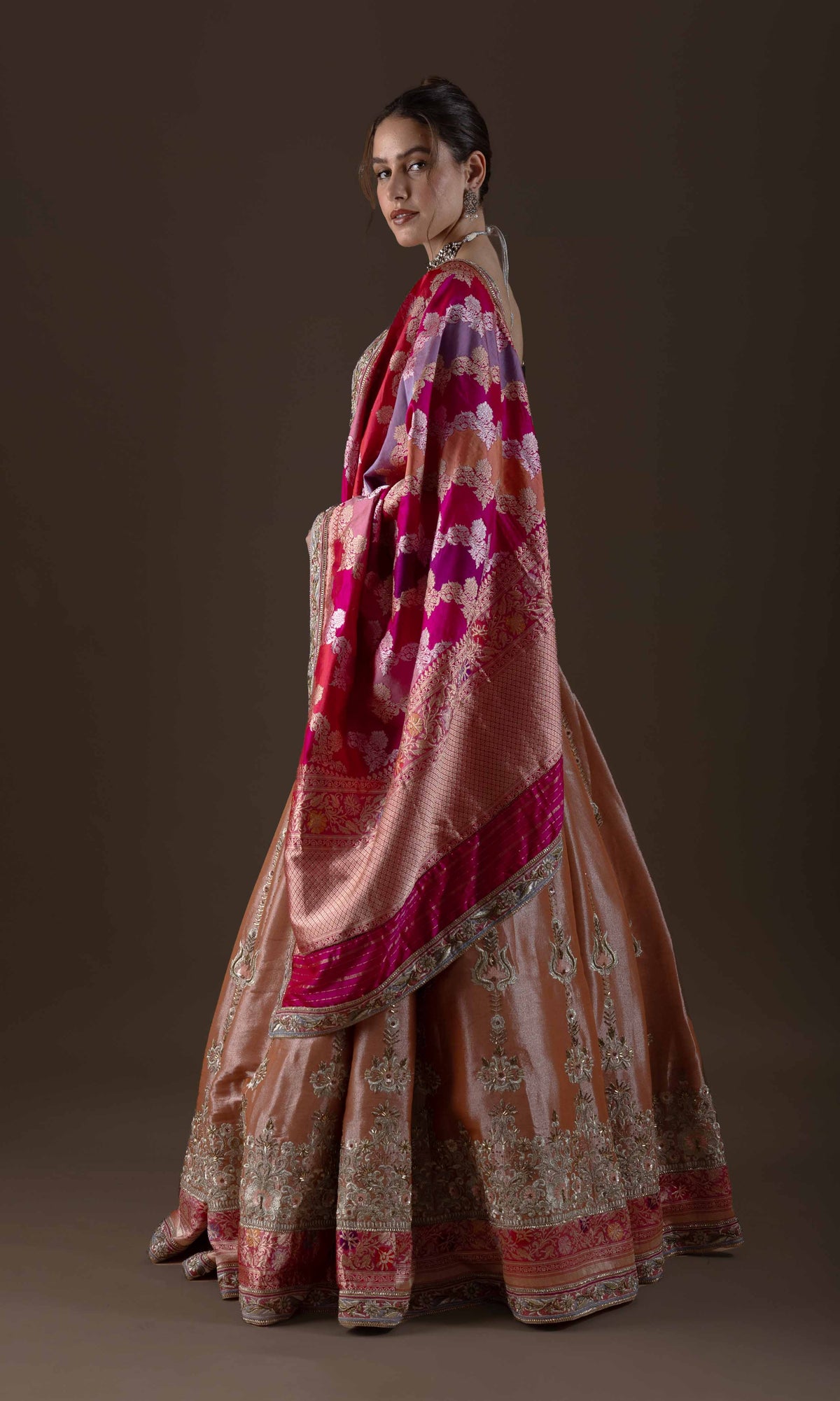 The Blush Bloom Lehenga