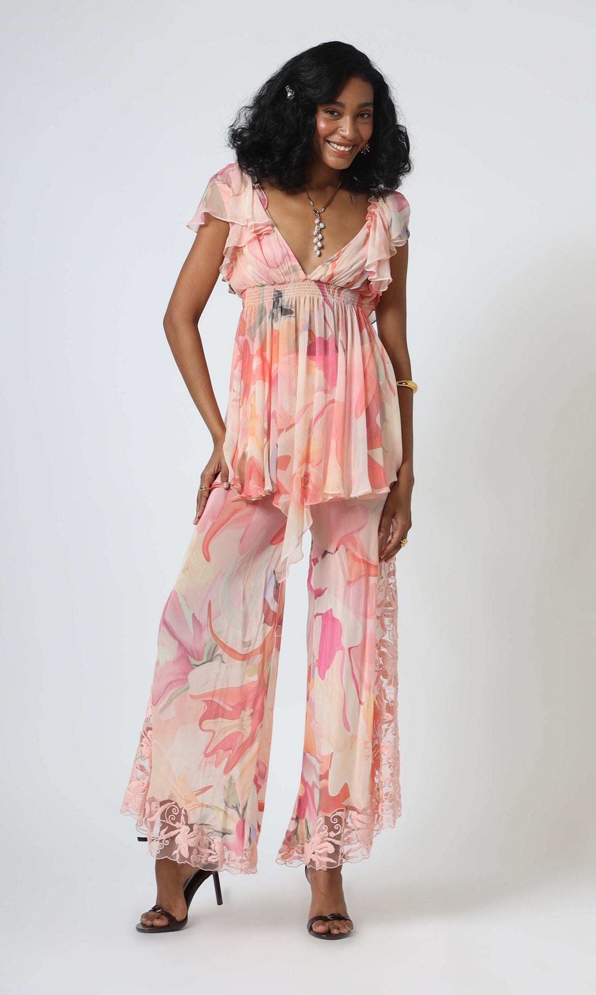 Cyra Top & Pants Set