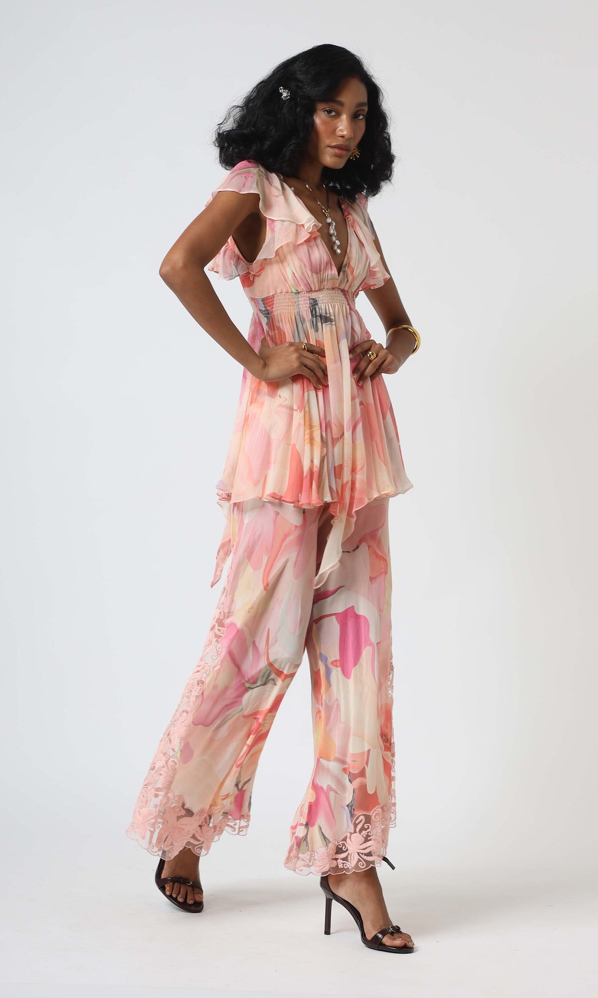 Cyra Top & Pants Set