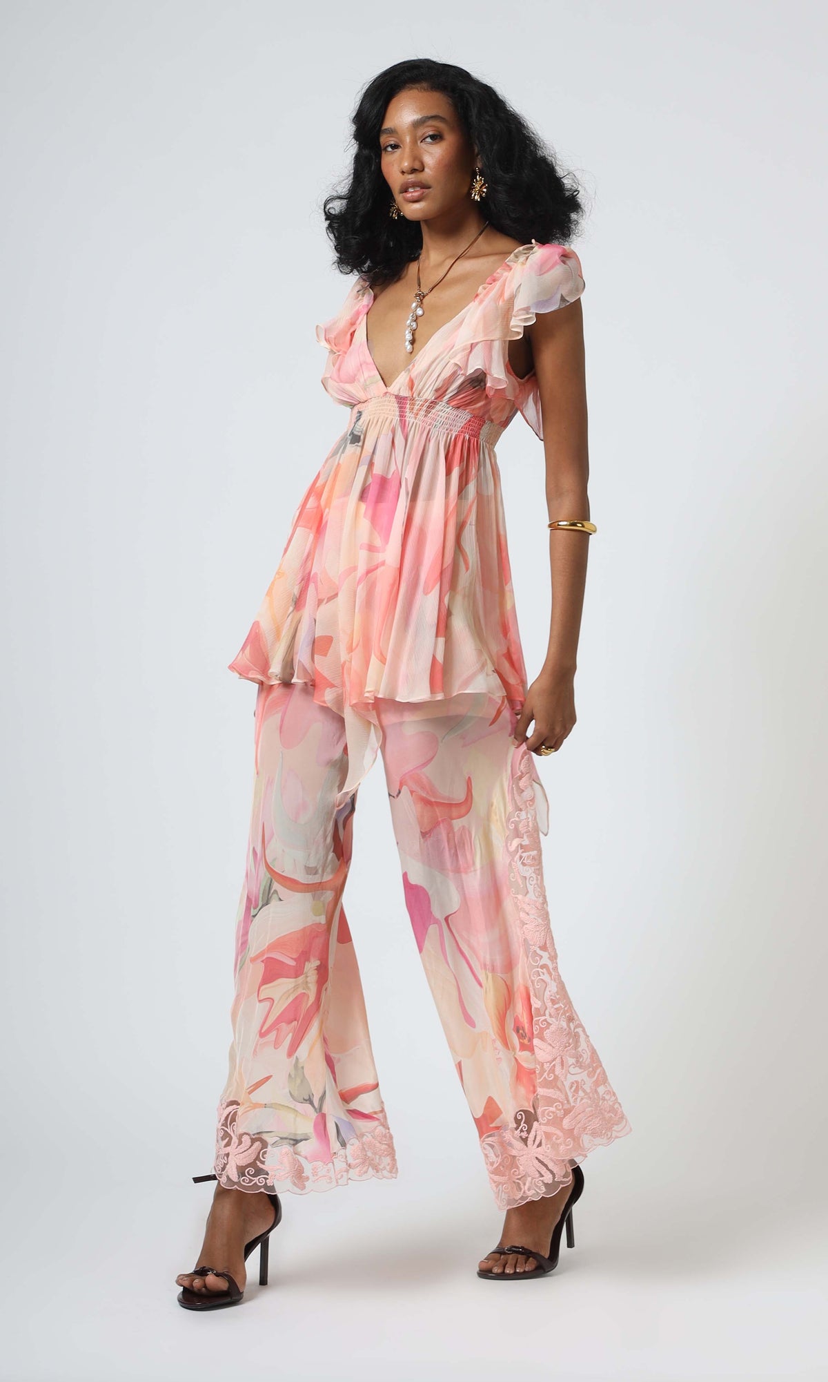 Cyra Top & Pants Set