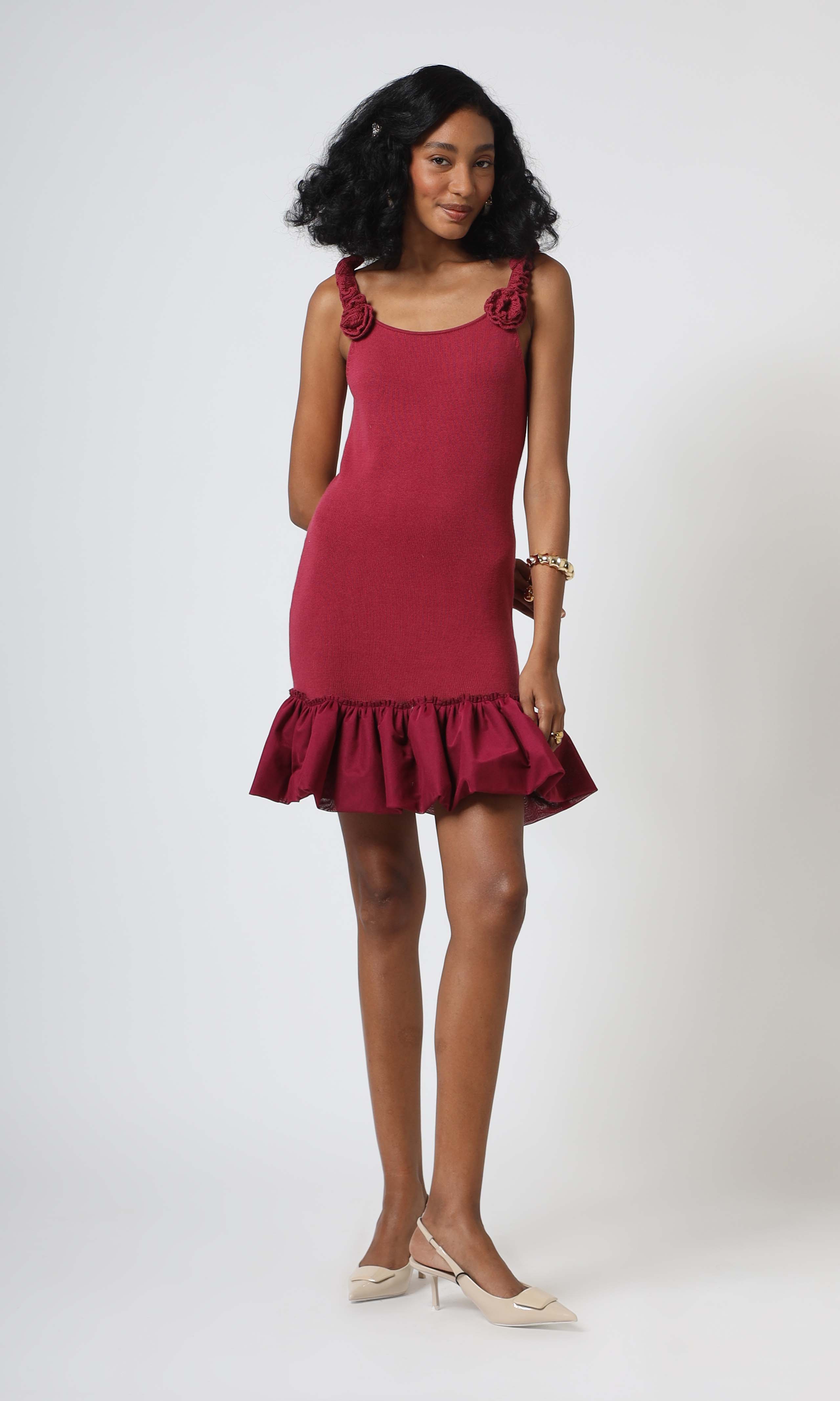 Gathered ruffle