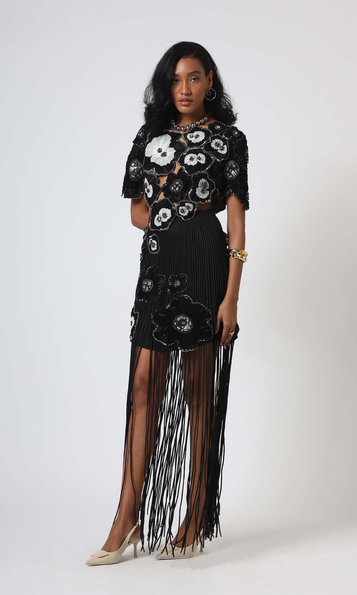 Floryn Top & Skirt Set