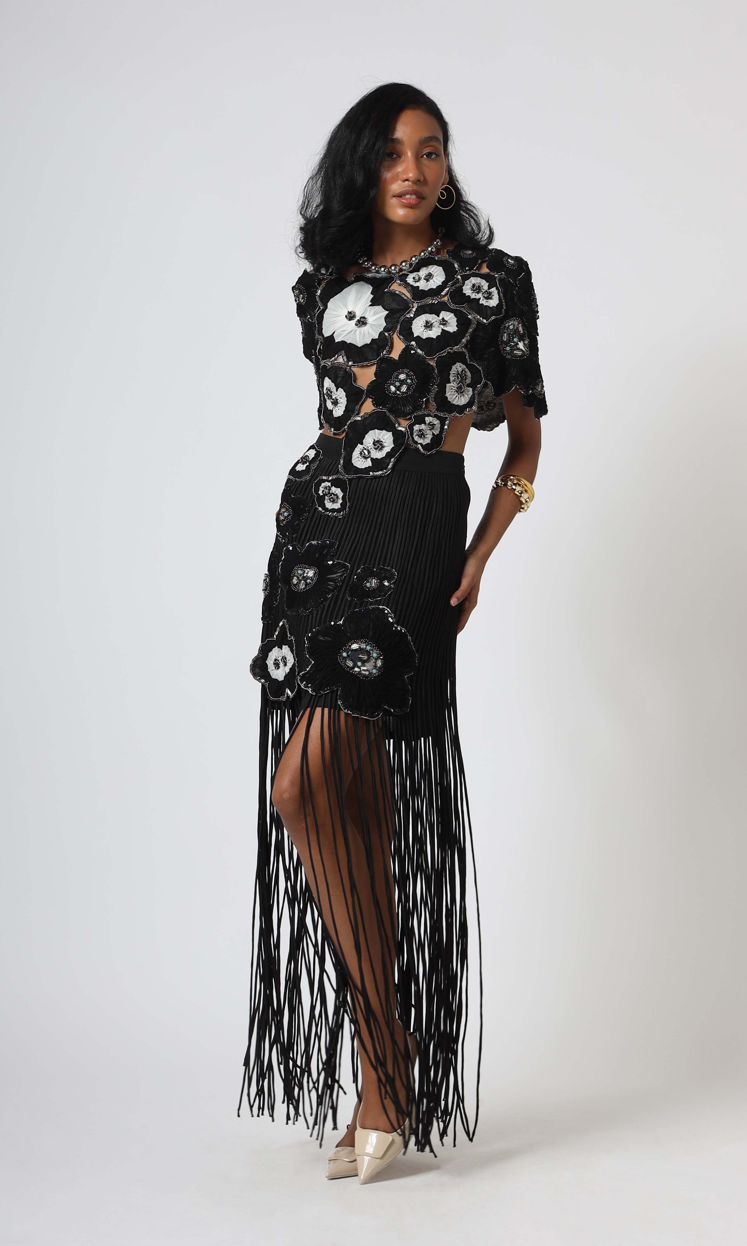 Florals and fringe