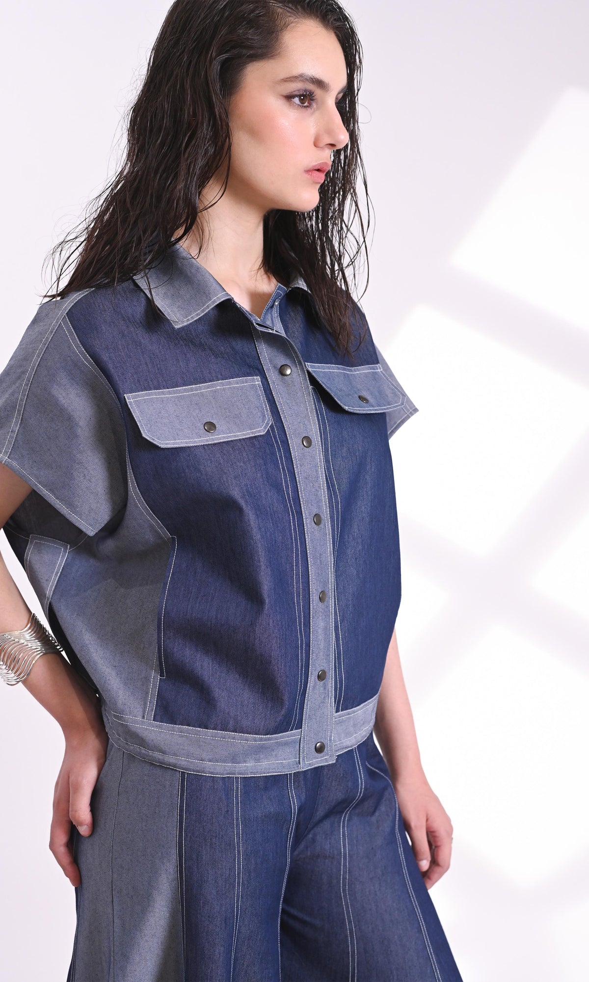 Indigo Edge Top