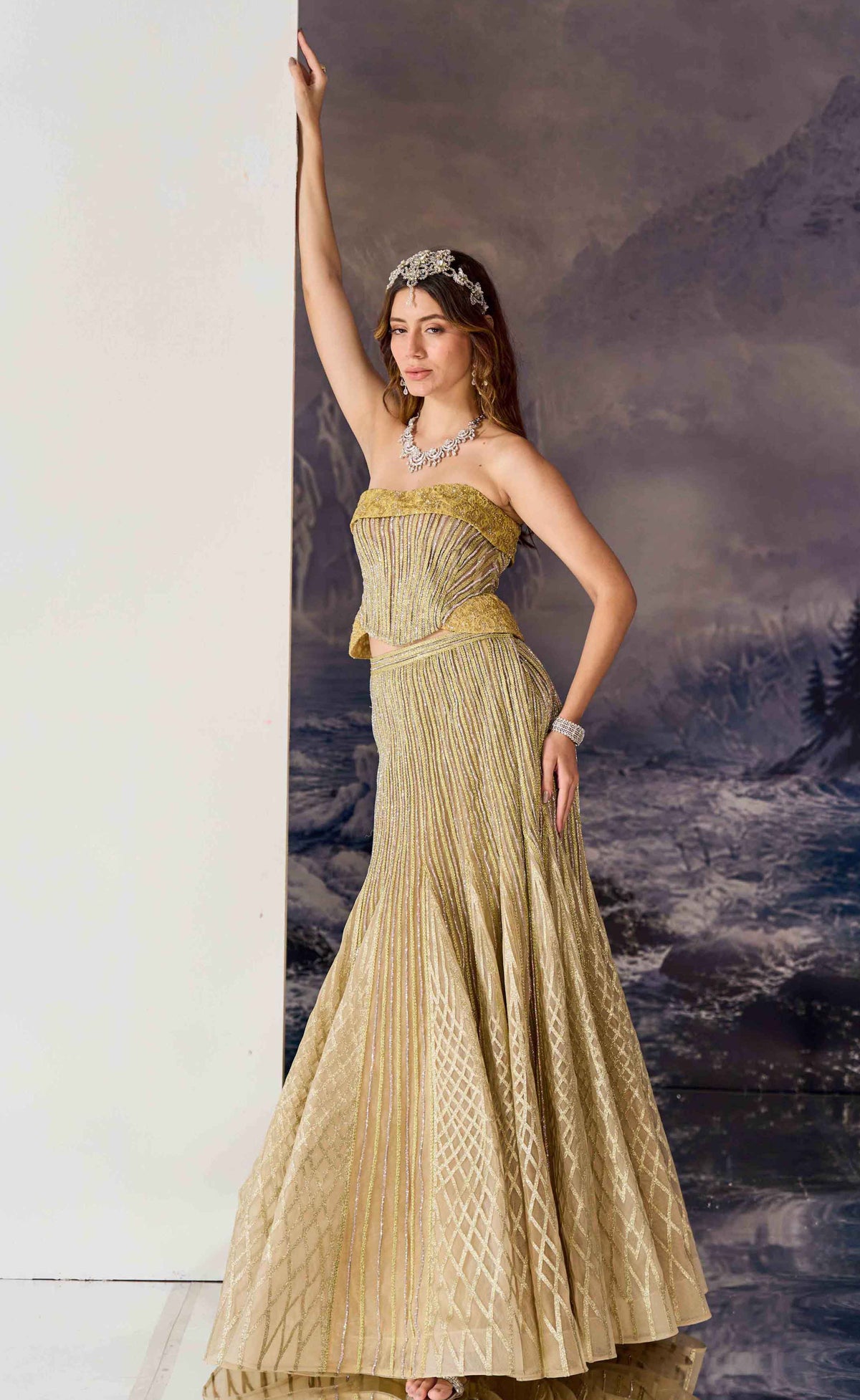 Lari Lehenga Set