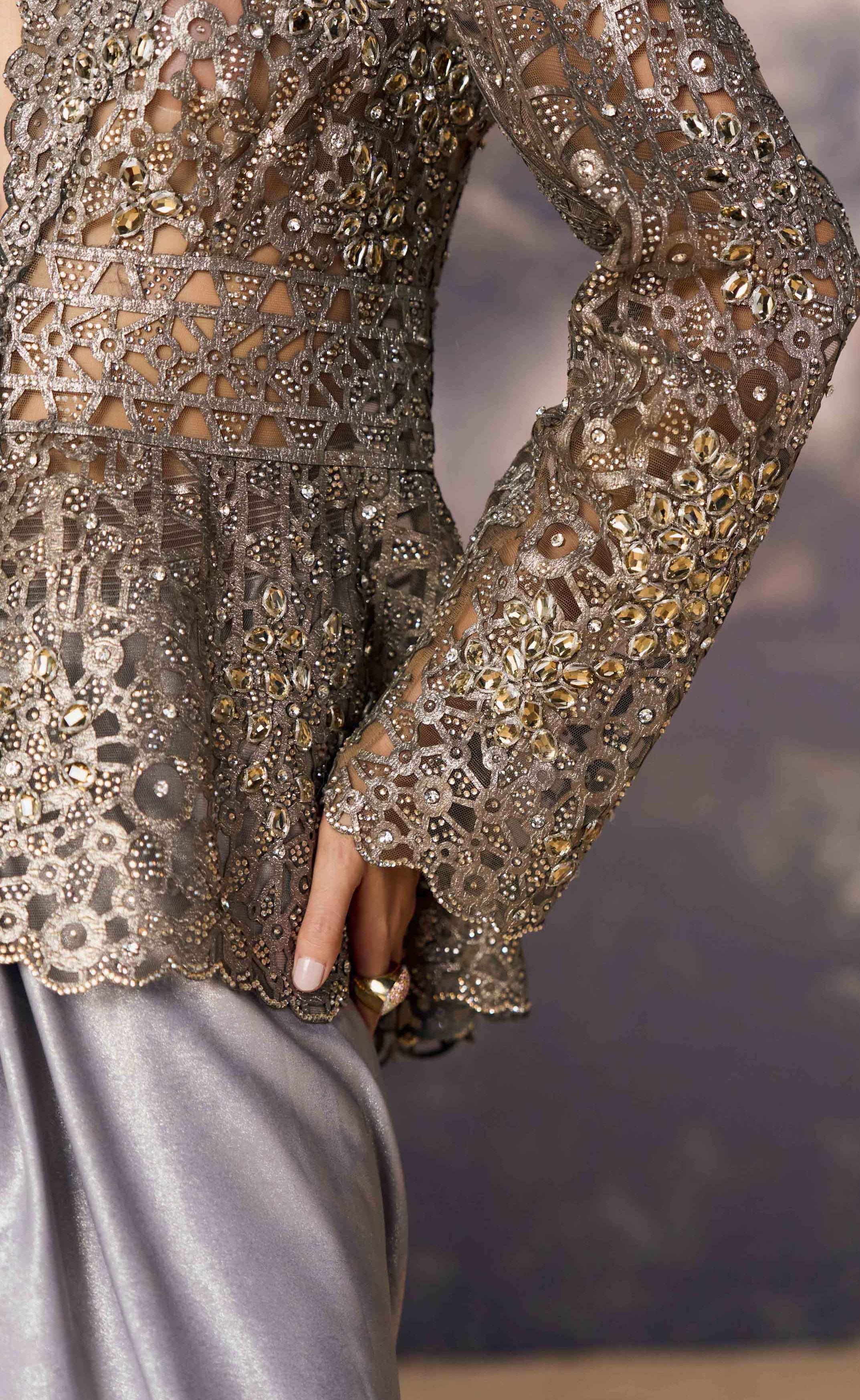 Cutwork and crystals