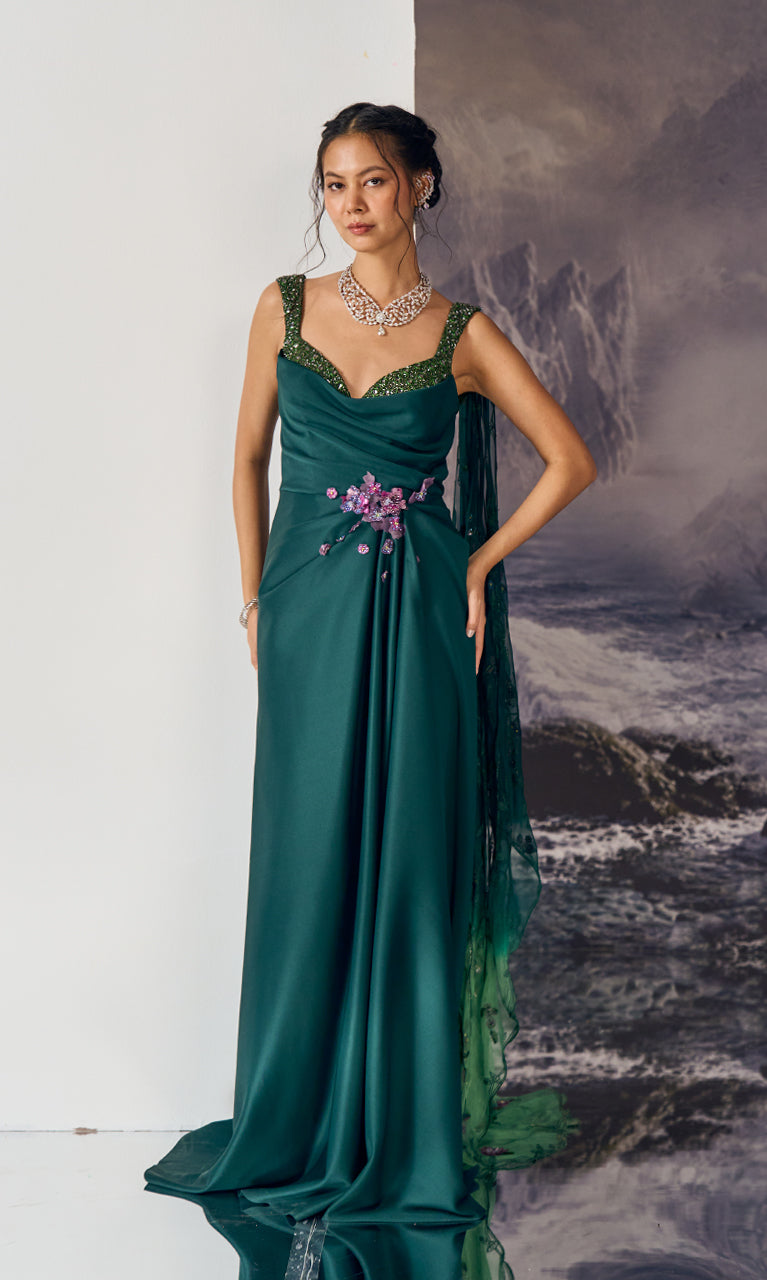 Rosalind Draped Gown