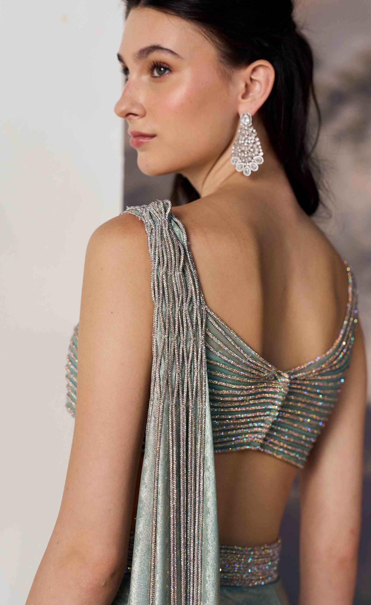 Salacia Draped Saree Set