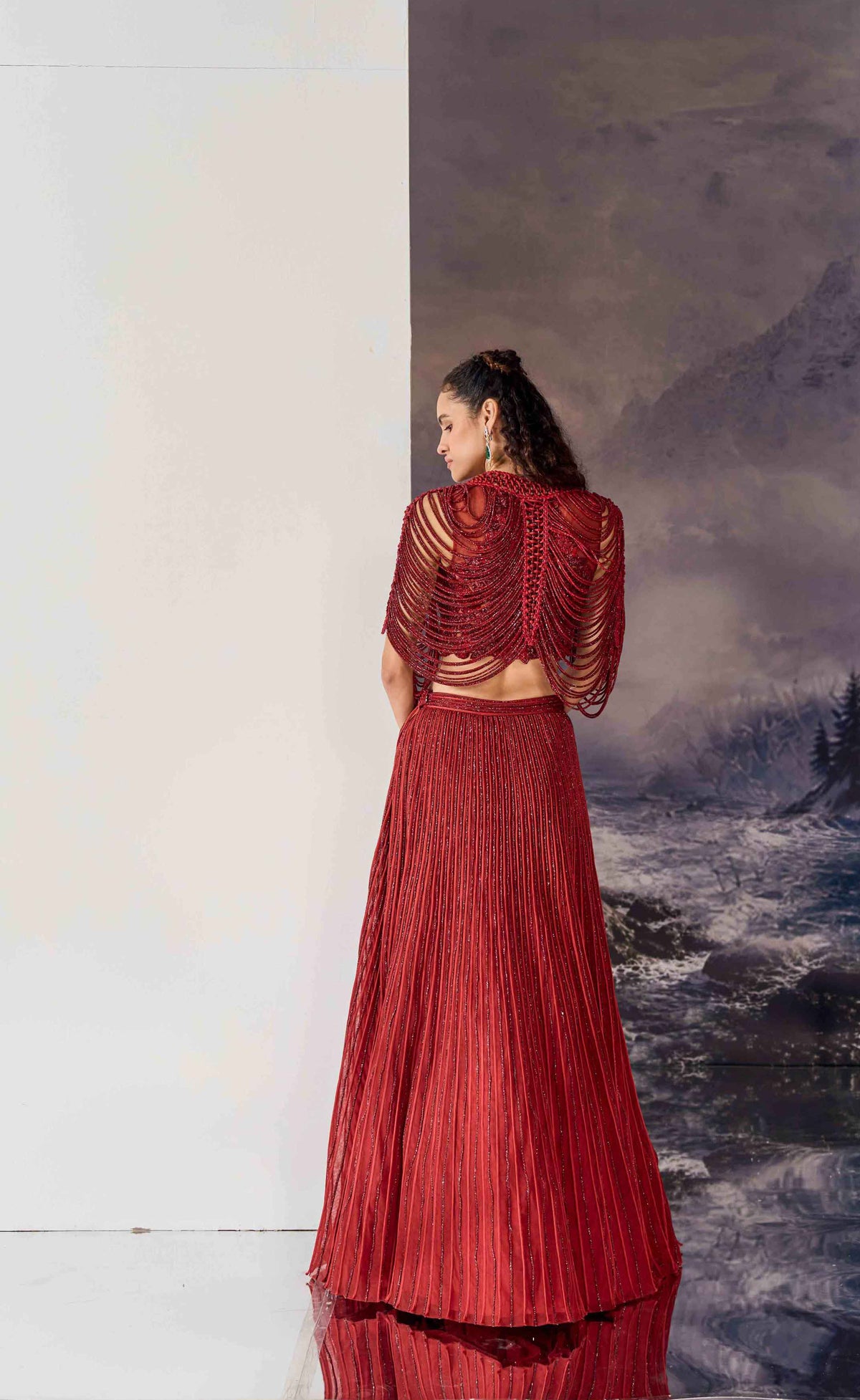 Scarlett Beaded Lehenga Set