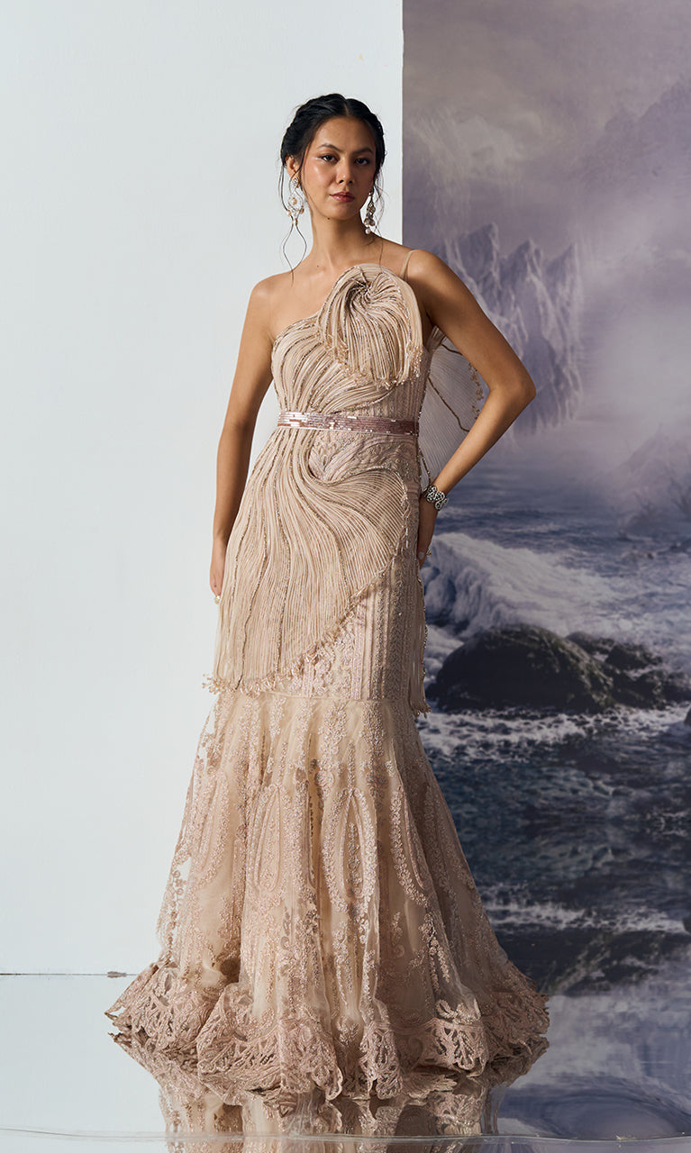 Elysia Swirl Gown