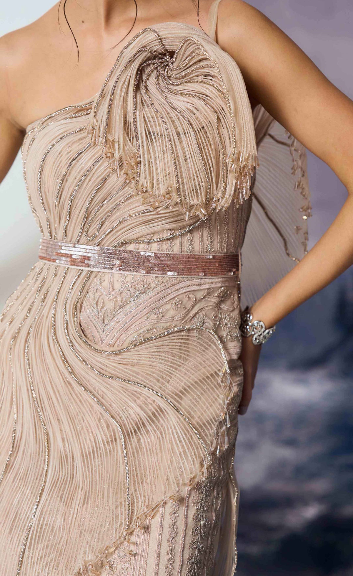 Elysia Swirl Gown