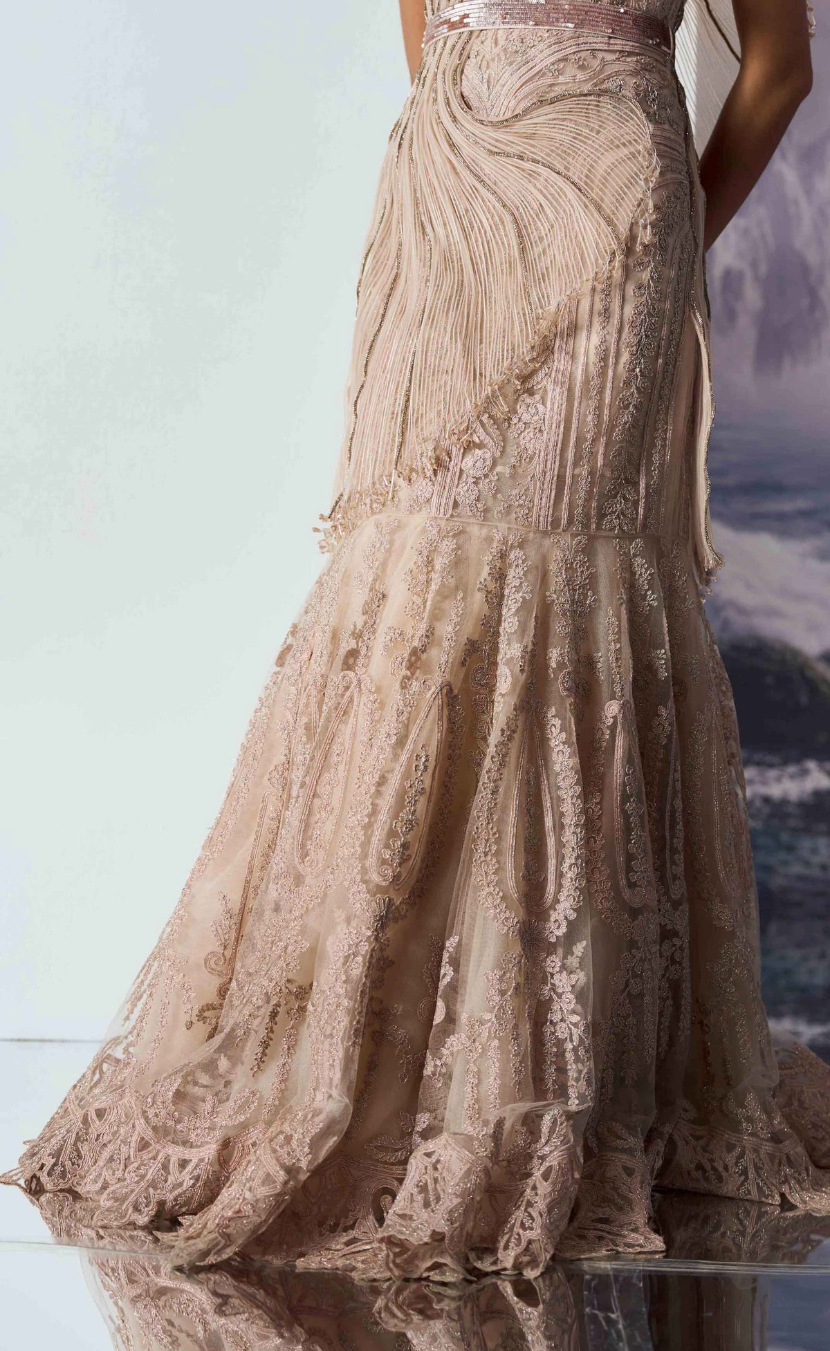 Elysia Swirl Gown