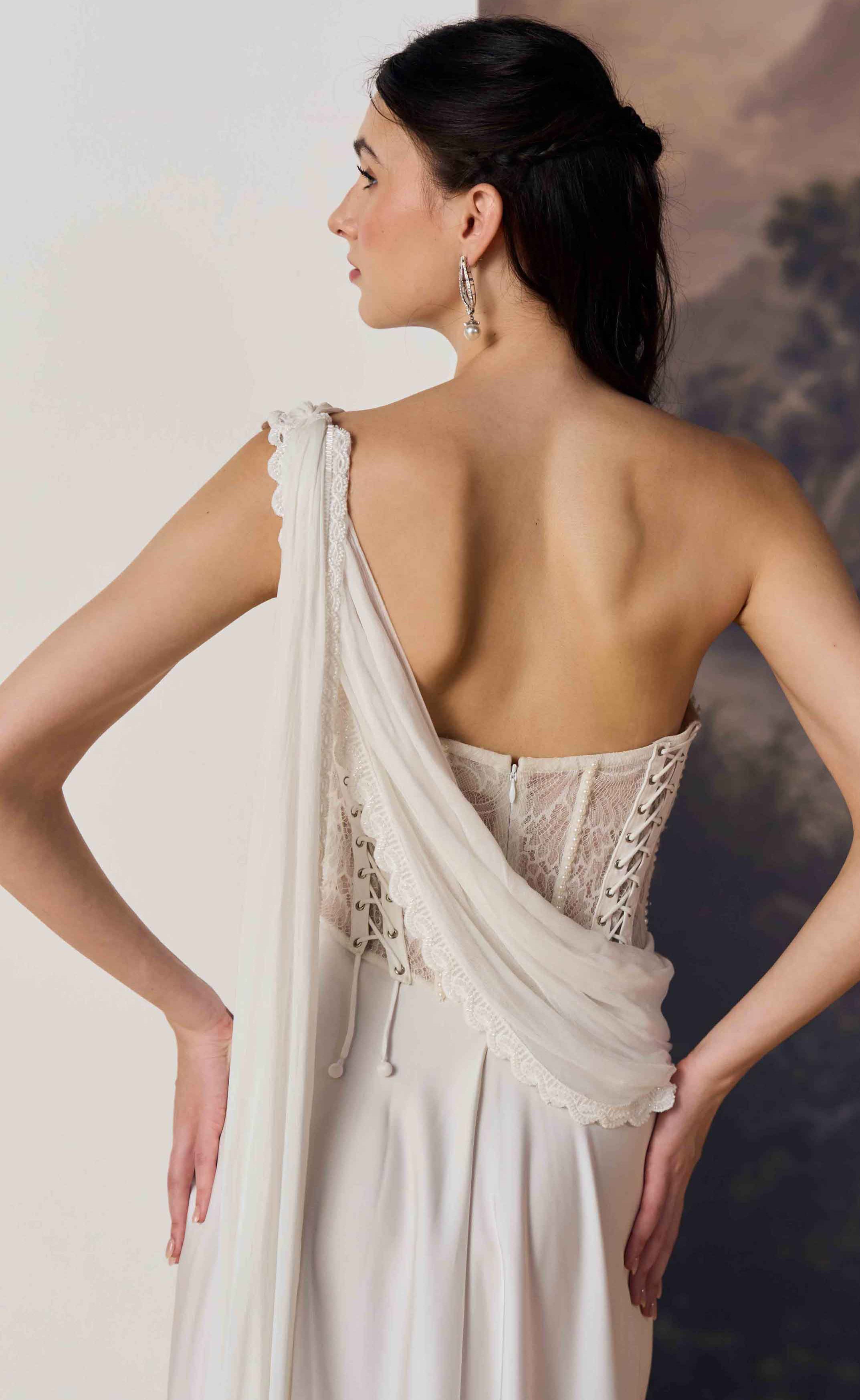 Lace corsetry