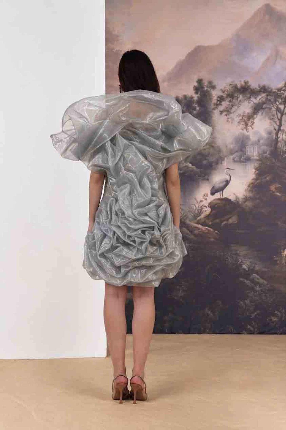 Lunaria Sculpted Mini Dress