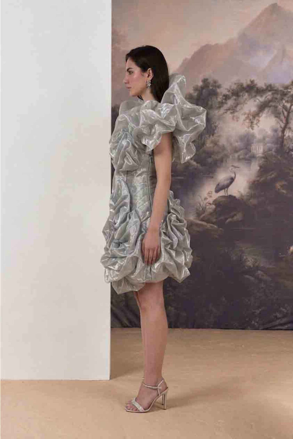 Lunaria Sculpted Mini Dress