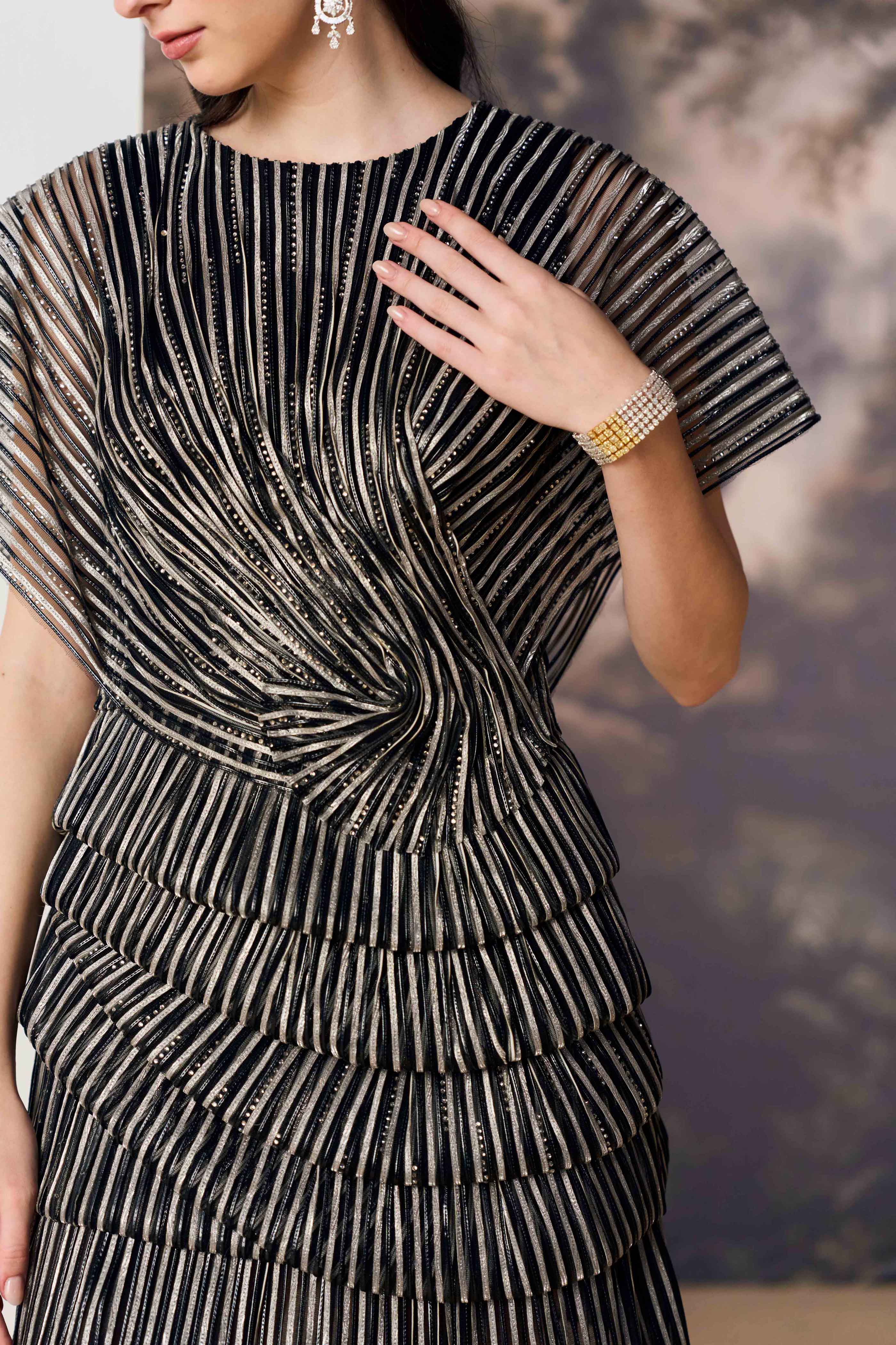 Corded stripes