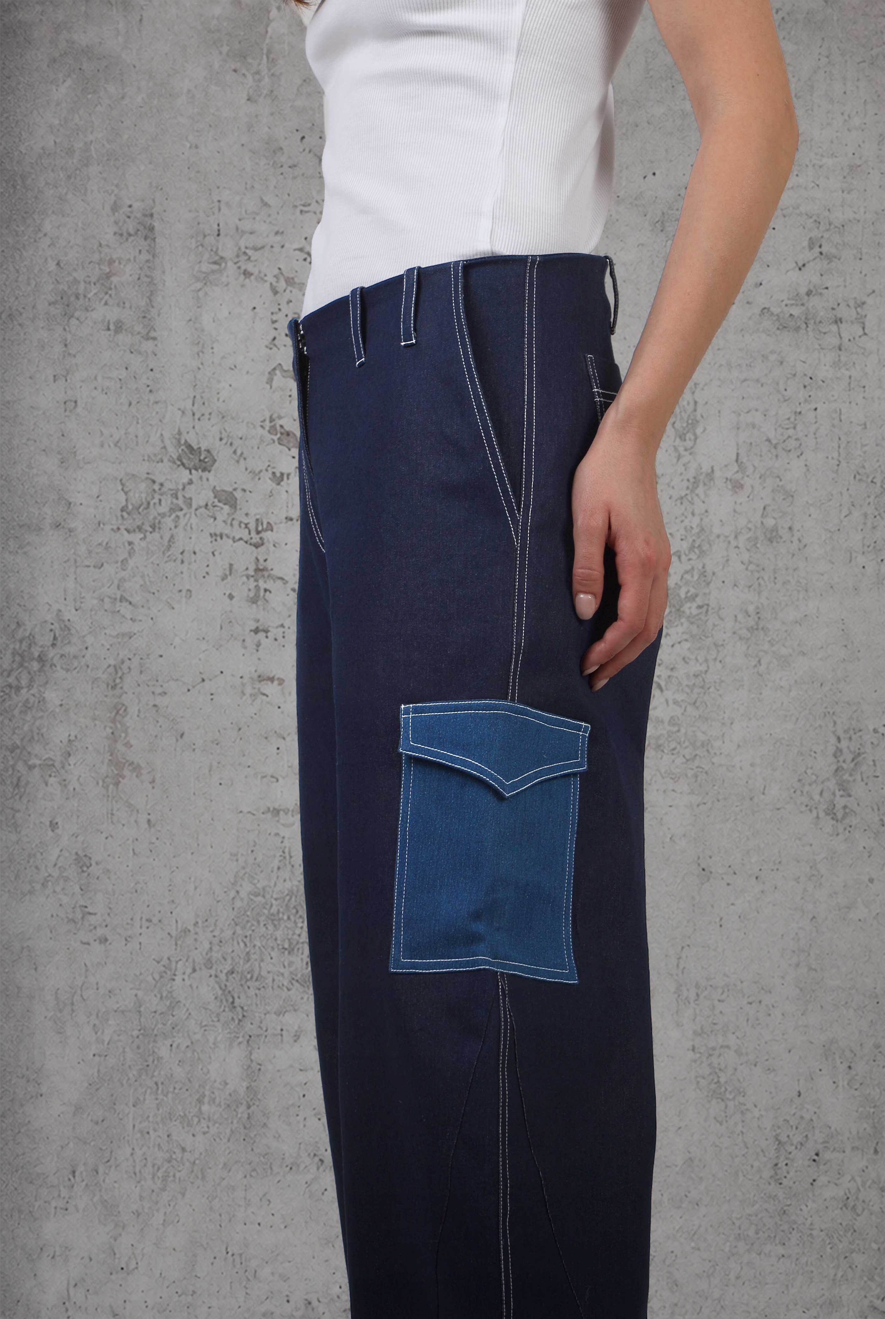 Pockets and topstitching