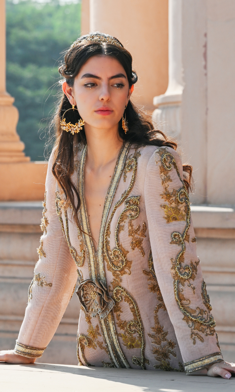 Gold embroidery