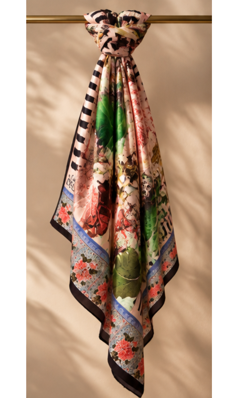 The Art Ichol Silk Scarf