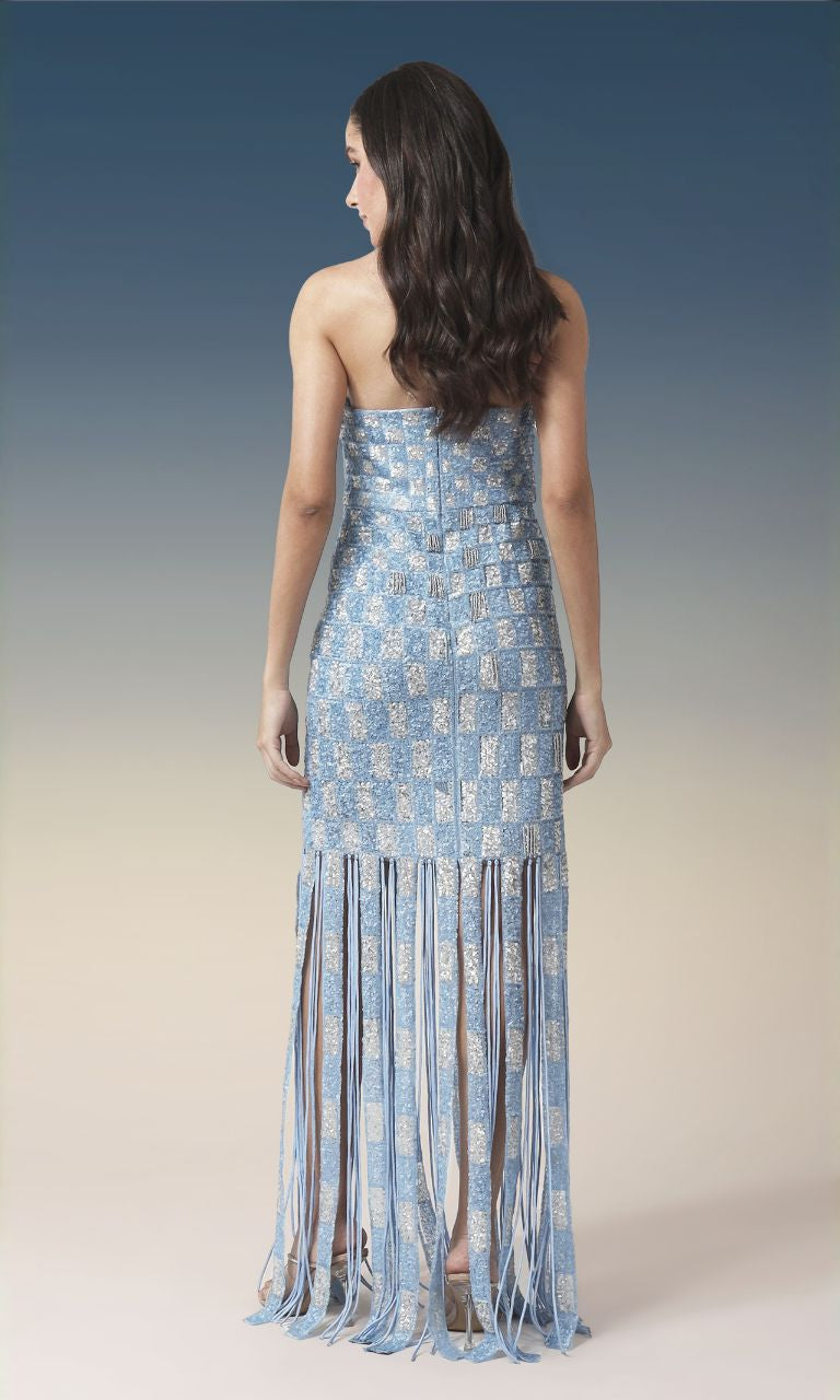 Aurora Fringe Gown
