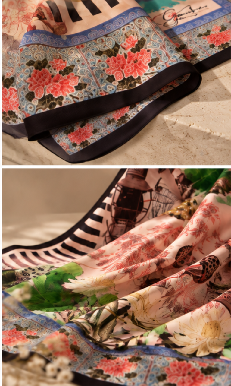 The Art Ichol Silk Scarf