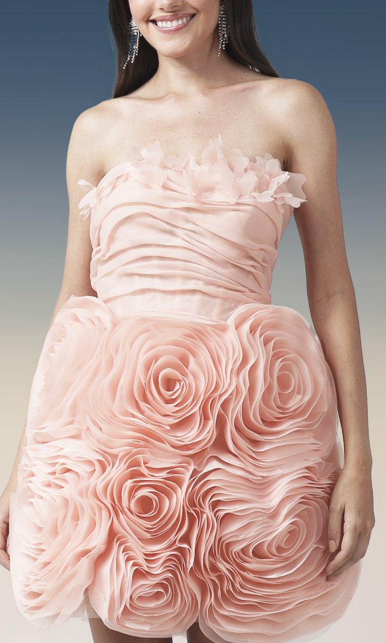 Rosette ruffles
