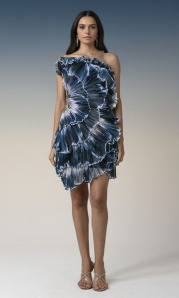 geisha designs fringed mini dress Geisha Designs Fringed Mini Dress
