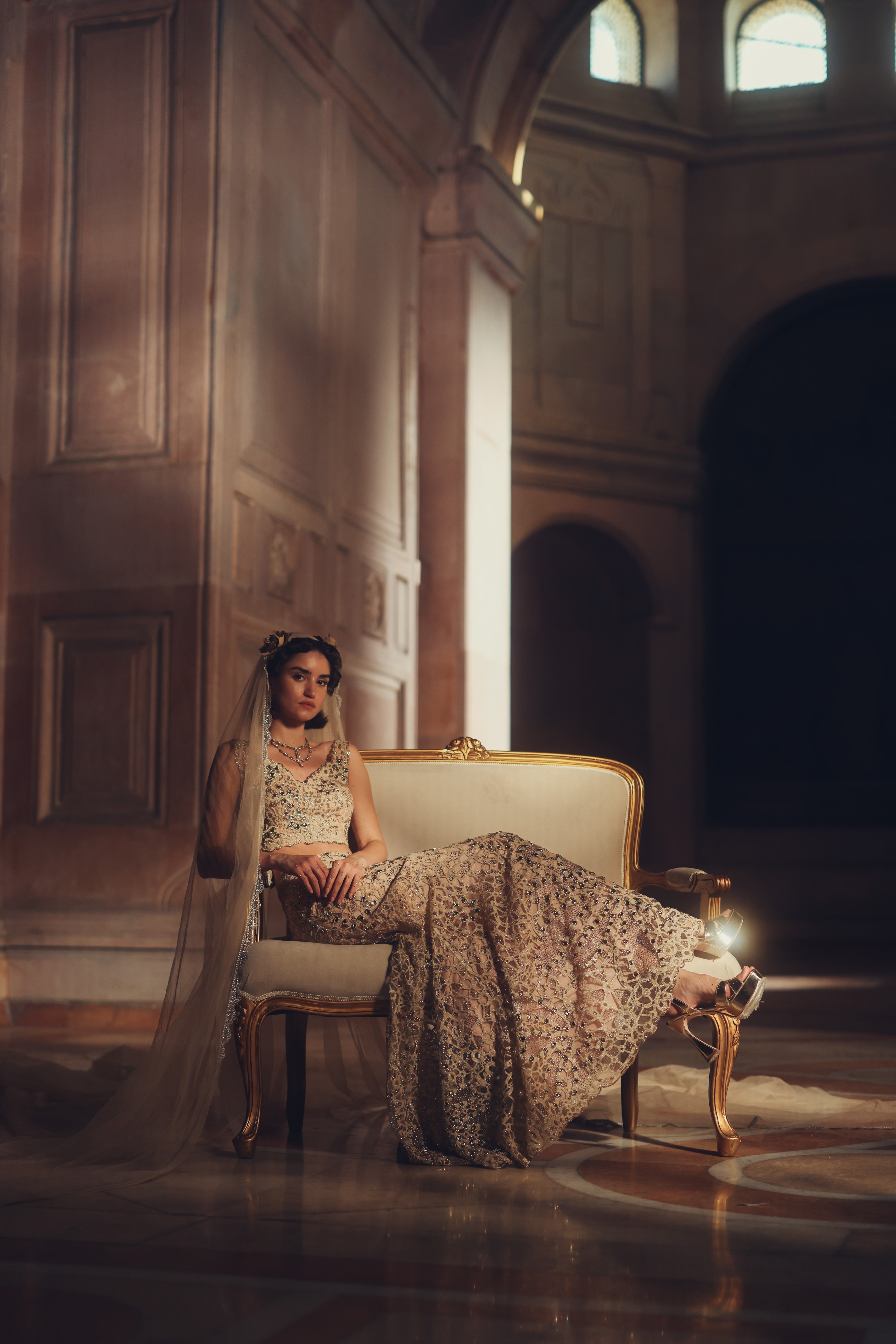 festive couture intricate floral embroideries