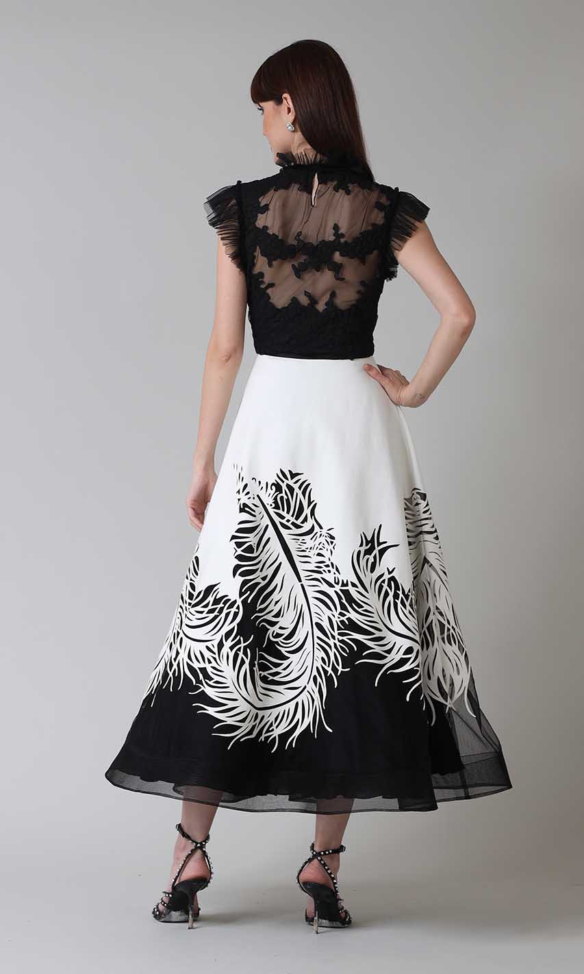 Leia Abstract Skirt