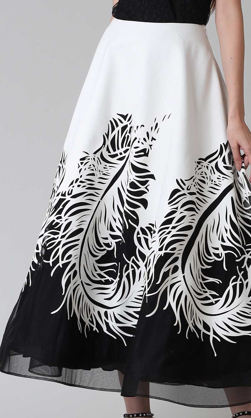 Leia Abstract Skirt