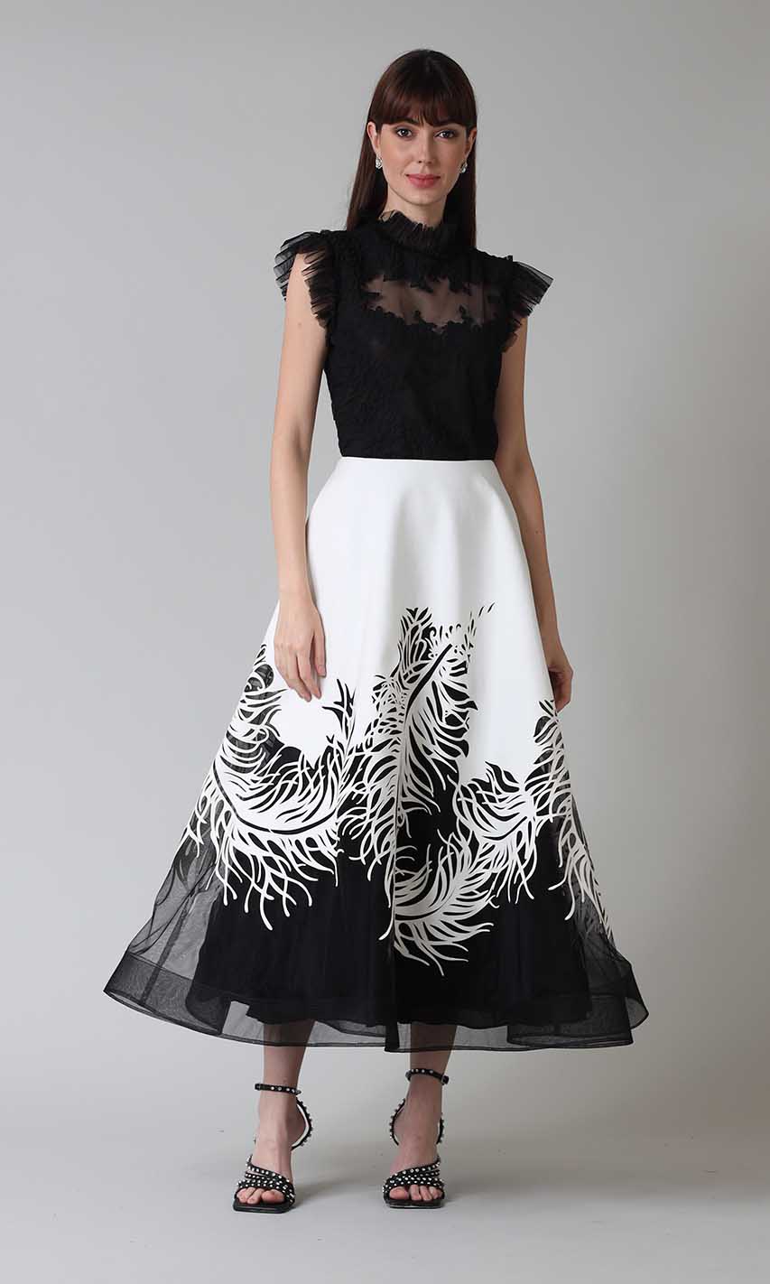 Leia Abstract Skirt