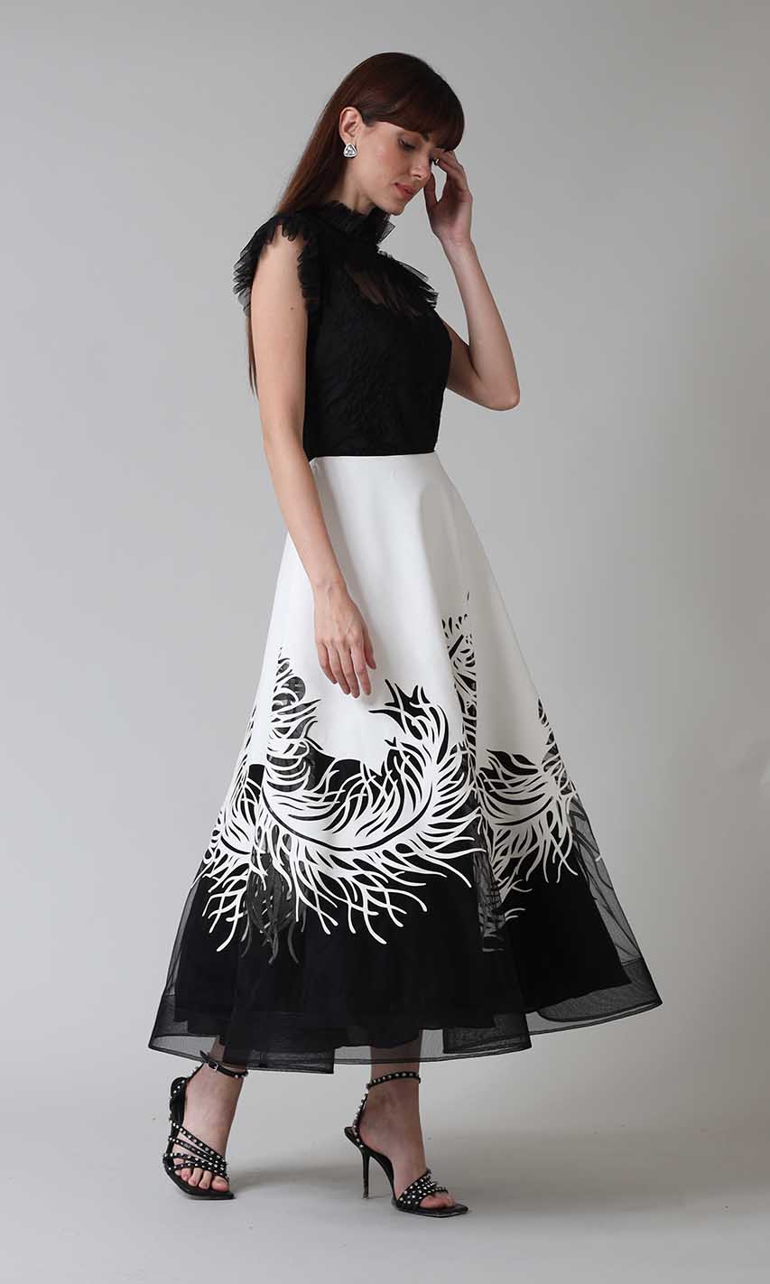 Leia Abstract Skirt