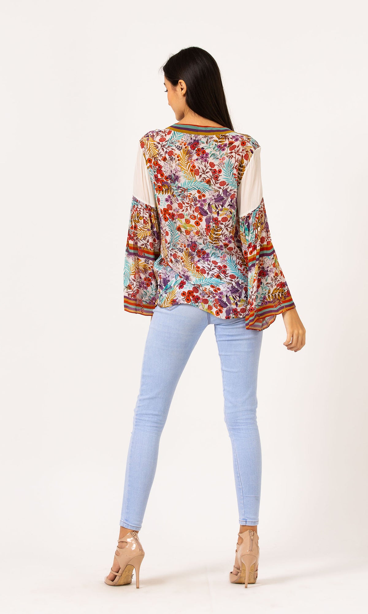 Fun Floral Boho Blouse