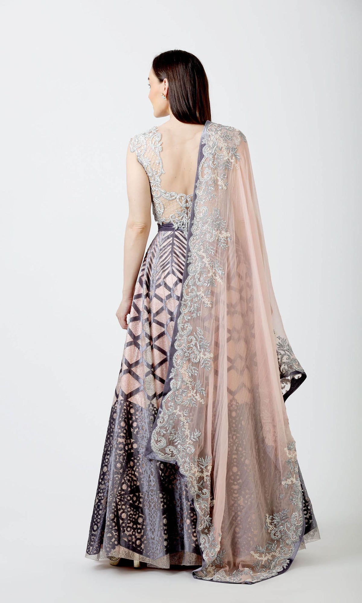 Laser work Lehenga Set