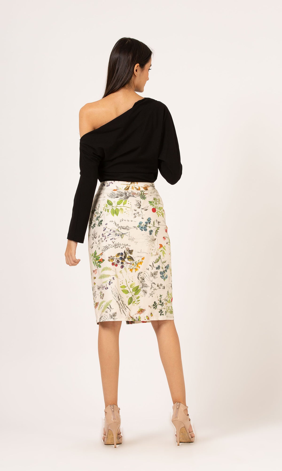 Nature Journal Tie up Skirt