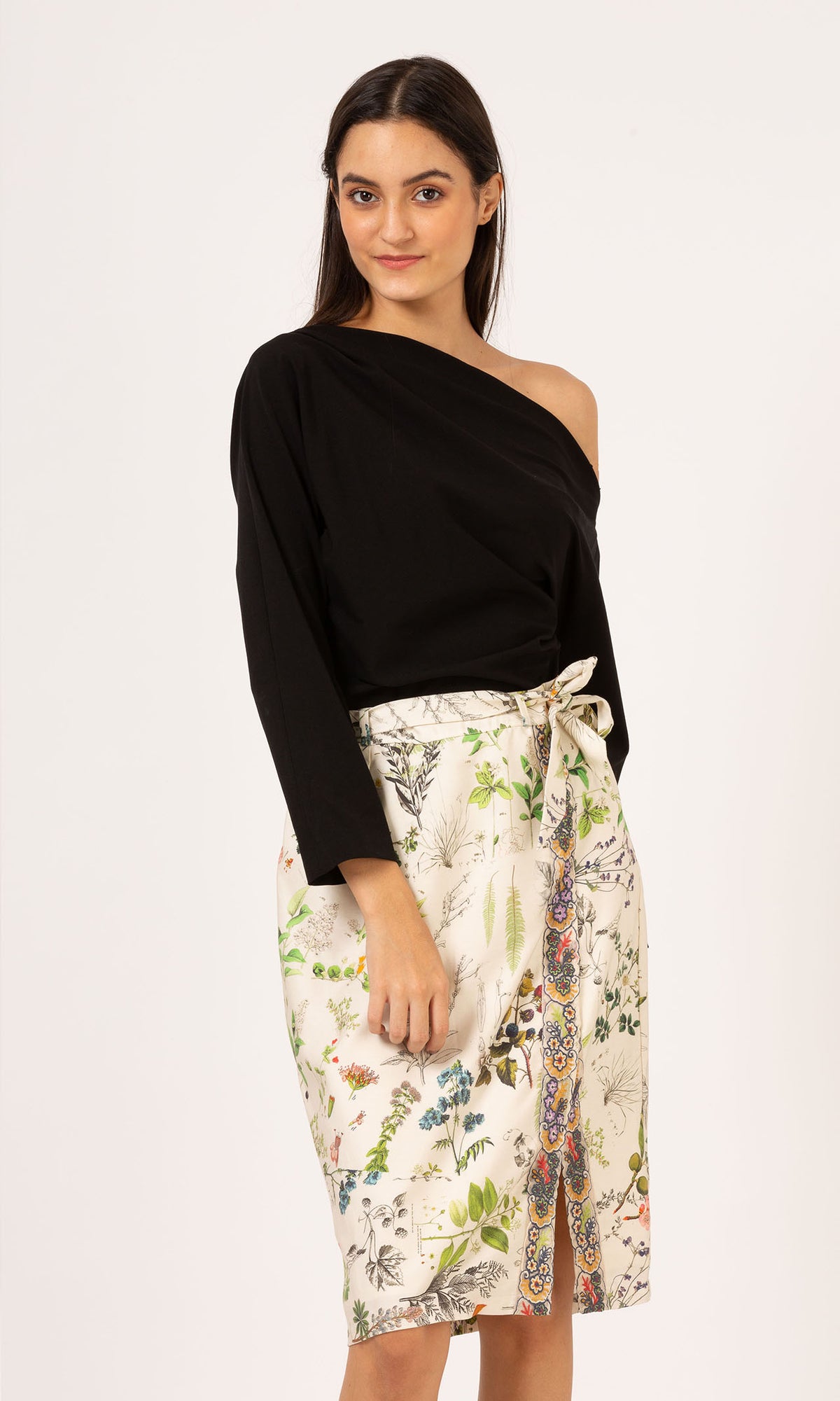 Nature Journal Tie up Skirt