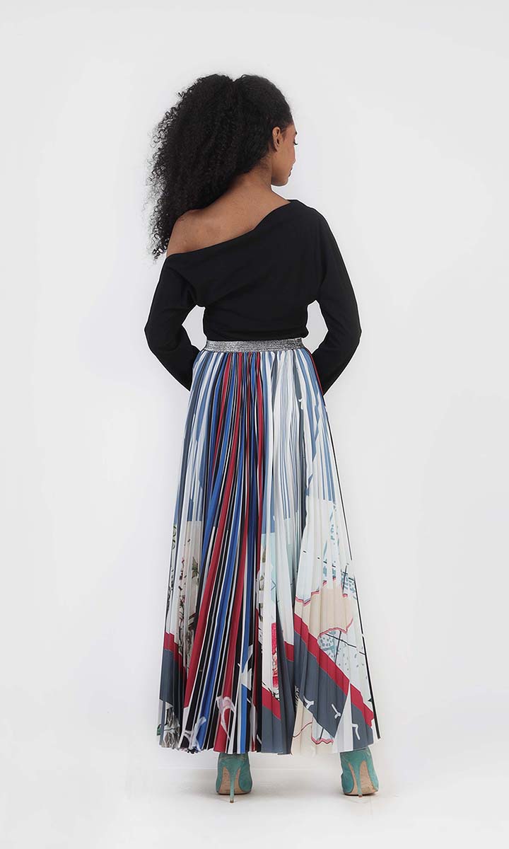 Multi Striped Skirt