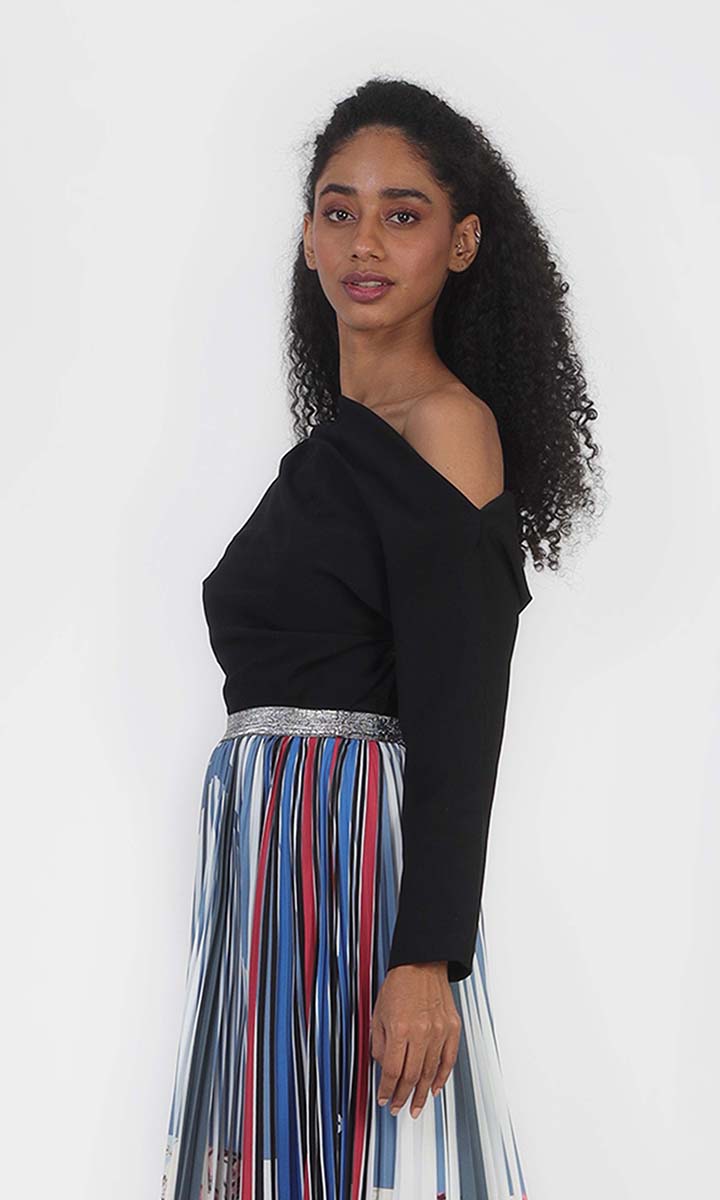 Multi Striped Skirt