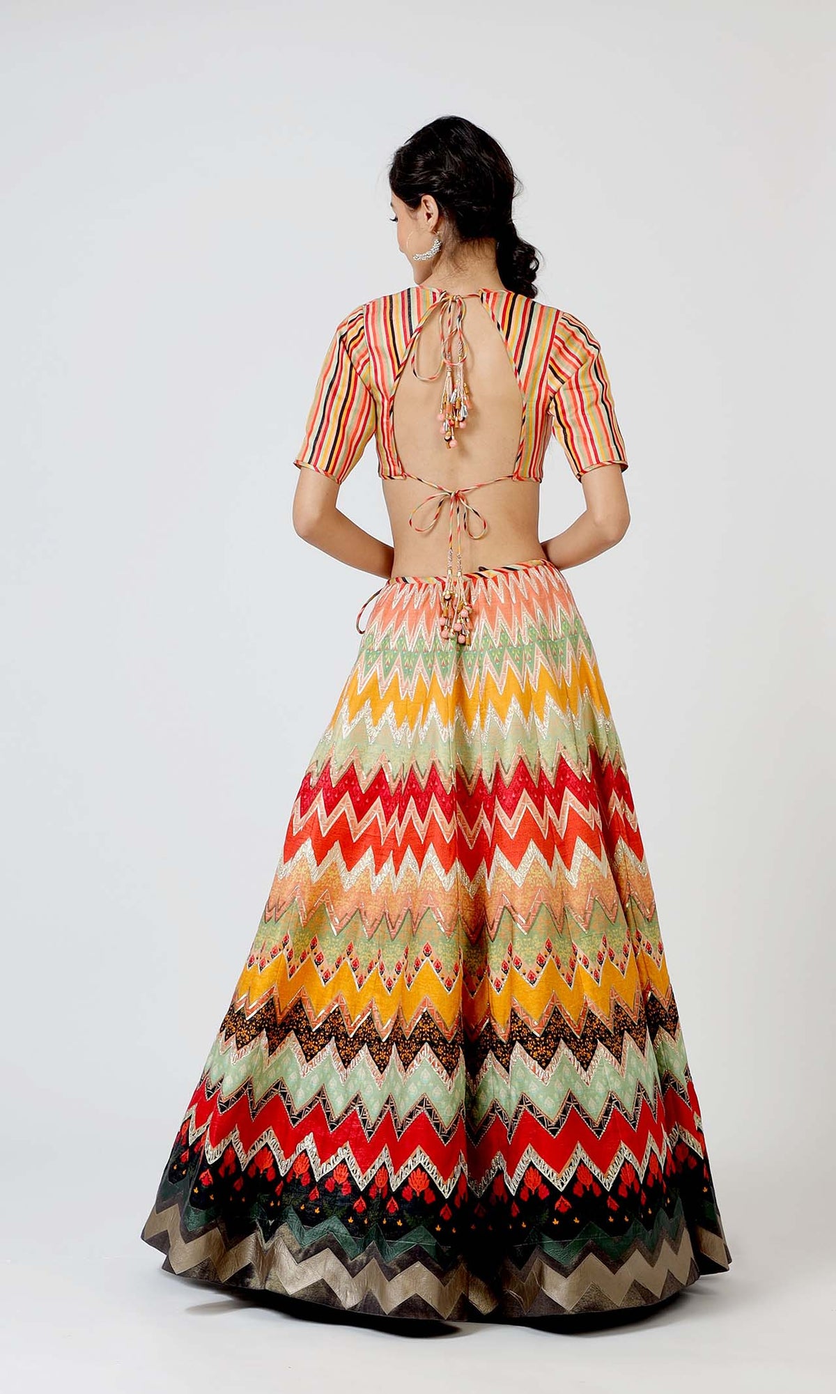 Marguerite Play of Colour Lehenga Set