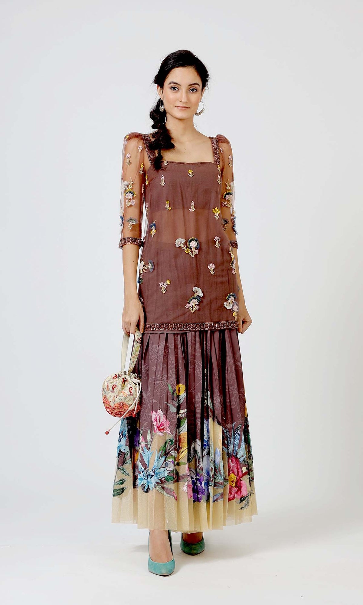 Heather Floral Suit Set