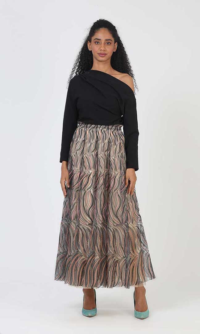 Alena Delicate Embroidered Skirt