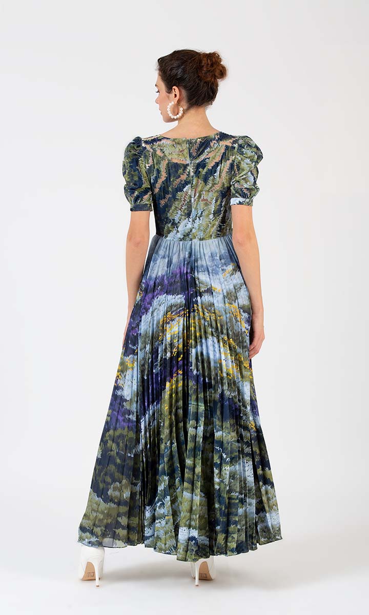 Prairie Pleated Maxi