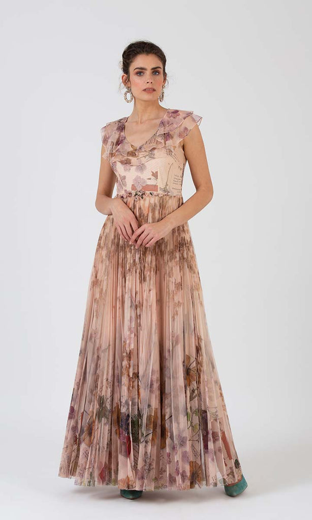 Delicate Florals Maxi – Geisha Designs by Paras and Shalini
