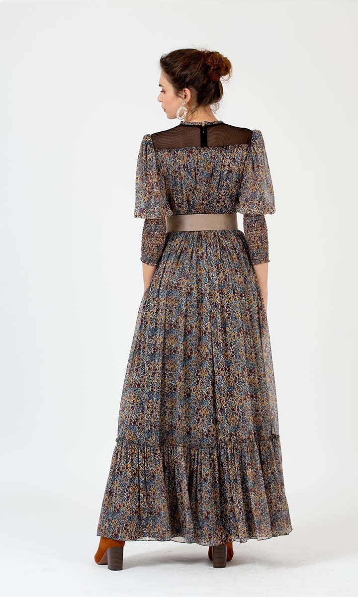 Ditsy Print Country Style Maxi